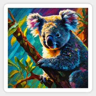 Koala Bear In A Tree Sticker